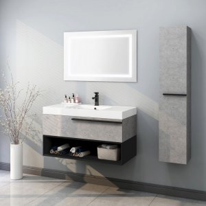 Lissabon Badrumsmöbler 100 cm - paket - Badrumspaket, Badrumsmöbler