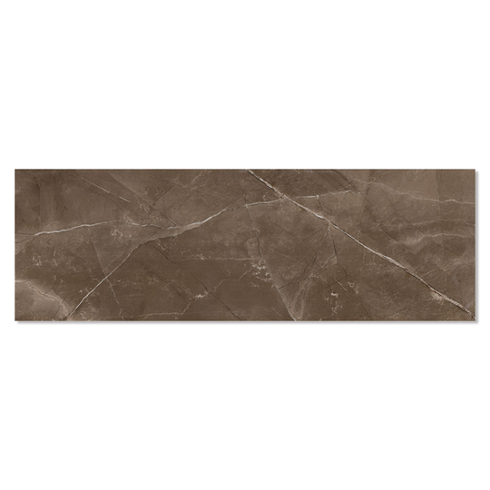 Marmor Kakel Marbella Brun Blank 33x100 cm