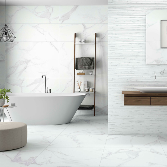 Marmor Kakel Purity Vit Matt 40x120 cm