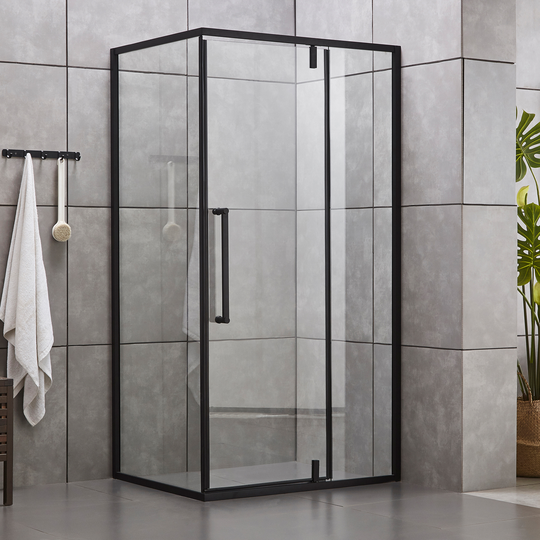 Duschhörn 80x100cm | 8mm säkerhetsglas | Industridesign