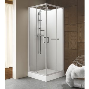 Duschkabin Komplett - skjutdörrar - Classic II - 80x80x210 cm - Duschkabiner, Duschar