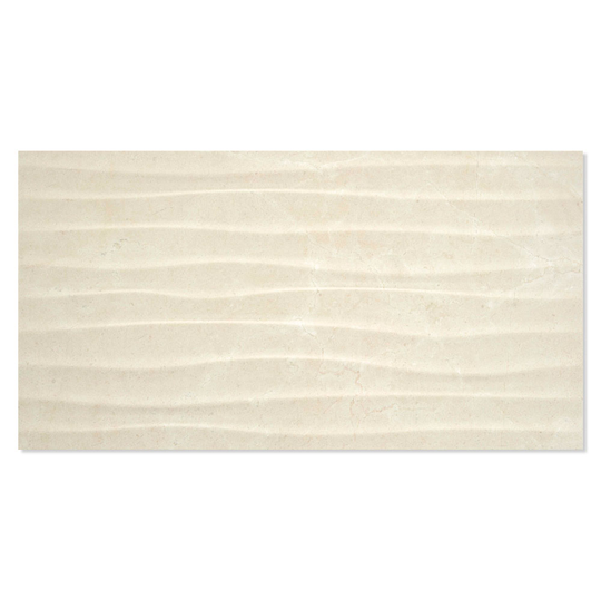 Kakel Vals Beige Matt Mönstrad 33x63 cm