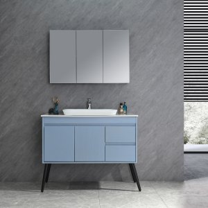 Badrumsmöbler MF-1923 - Tvättställ med spegel - Badrumspaket, Badrumsmöbler