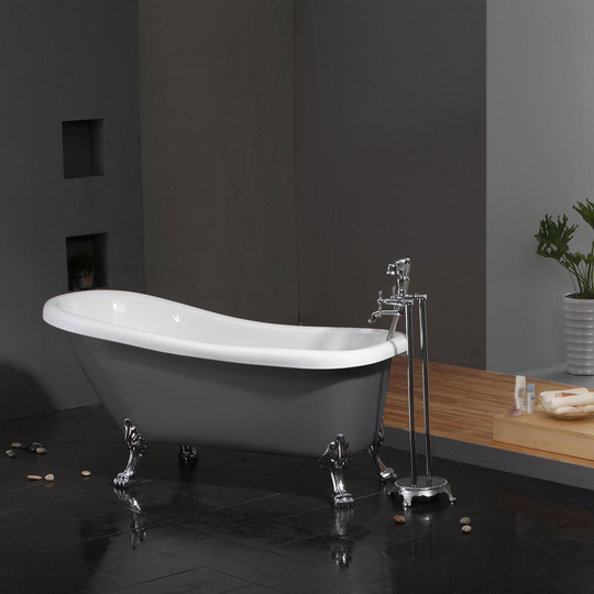 Tassbadkar Bathlife Ideal Grå