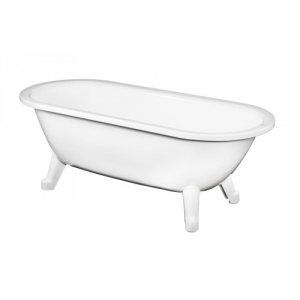 Gustavsberg 6316 frontlöst badkar med fötter, Perfect White - Fristående badkar, Badkar