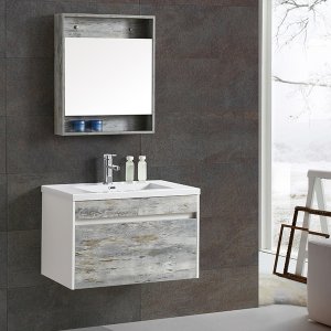 Badrumsmöbler MF-1809 - Tvättställ med spegel - Badrumspaket, Badrumsmöbler