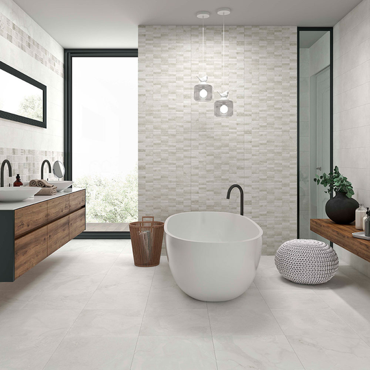 Marmor Kakel Coliseum Vit Matt 20x60 cm