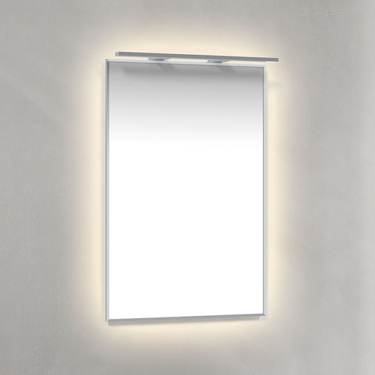 Spegel Macro Design Crown Ambilight Ramp-belysning Med Ram