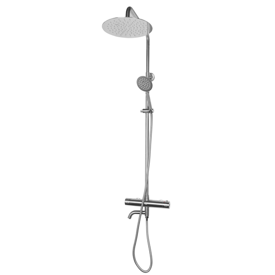 Takduschset Strand Stainless Titan TI-511E med Badkarsblandare