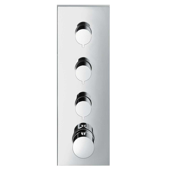 Termostatmodul Axor ShowerCollection Square för Inbyggnad