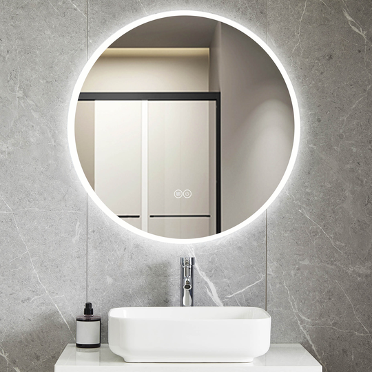 Badrumsspegel 80cm med LED-belysning