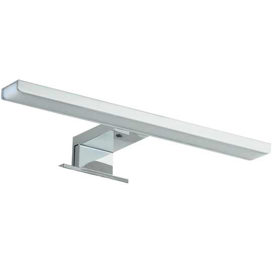 Badrumslampa vägg LED | 6W 400 lm | Kromad aluminium