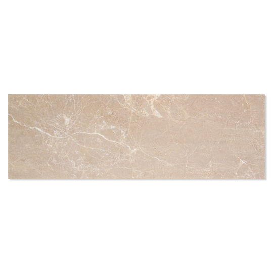 Marmor Kakel Albury Brun Blank 33x100 cm