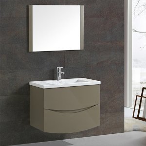 Badrumsmöbler MF-1819 - Tvättställ med spegel - Badrumspaket, Badrumsmöbler