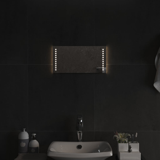 vidaXL Badrumsspegel LED 40x20 cm