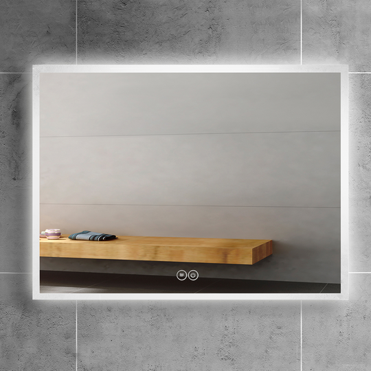 Badrumsspegel 160x80cm | Anti-fog | LED